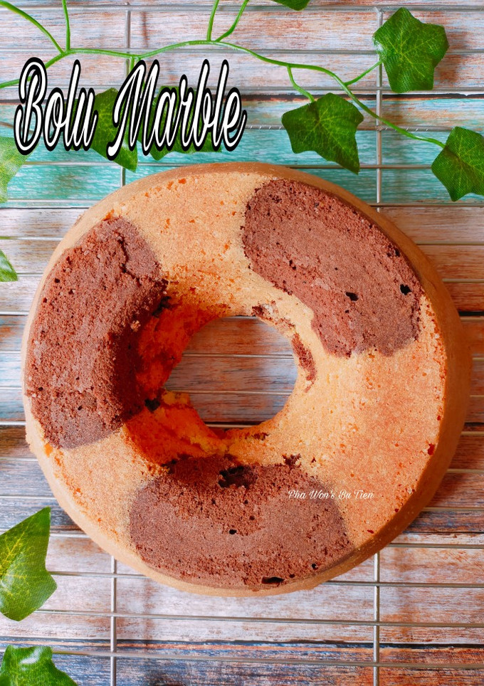 Foto resep Bolu Jadul / Marmer Cake ekonomis 2 telur