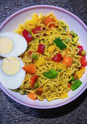 A picture of Vegetable noodles.