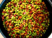 Una foto de guisantes dulces