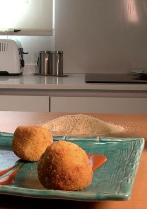 Una foto de Bombas de carne con mojo