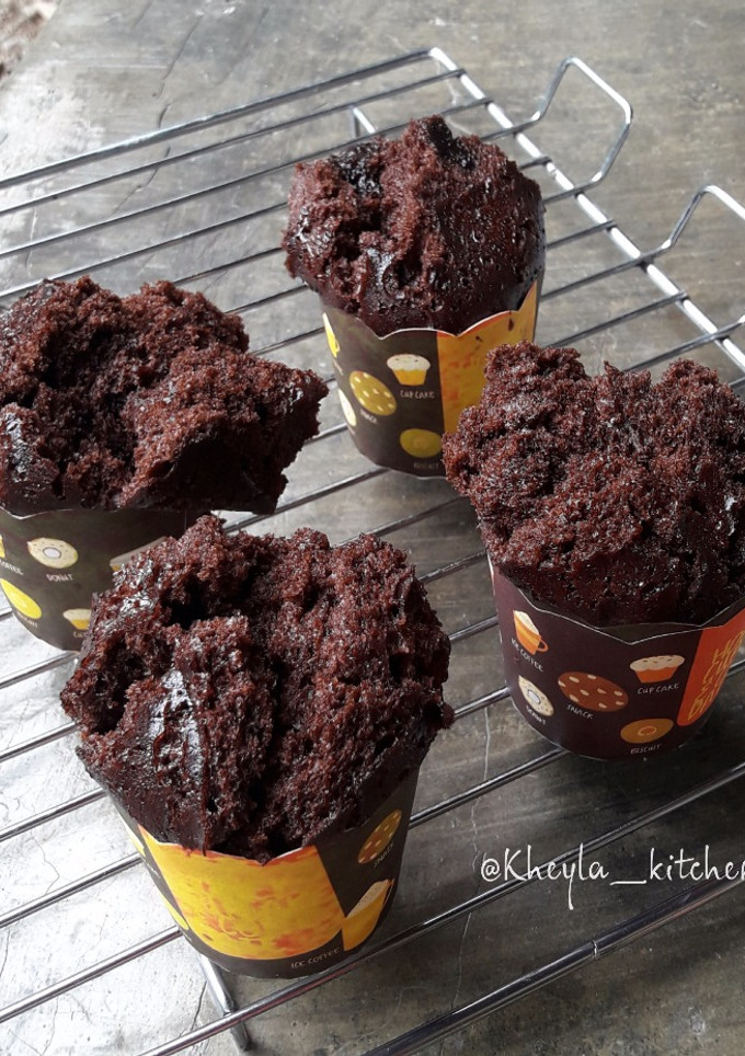 Foto resep Eggless Cup Cake Coklat Lembut