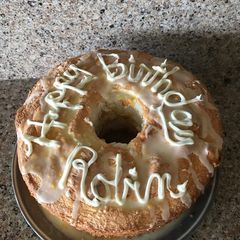 A picture of Lemon Angel Food Cake.
