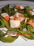 Rucola con Surimi di Granchio e Aceto Balsamico