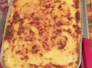 صورة لوصفة غراتان الأرز