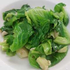 A picture of Tumis sayur cuciwis / keciwis / siwil / baby kol.
