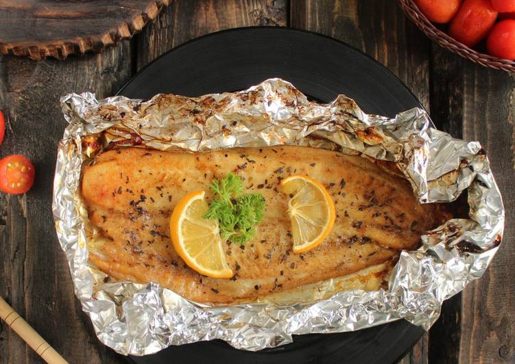 Baked Dory in Foil