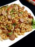 Chicken Franks Pasta😋