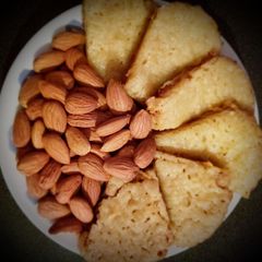 A picture of ALMOND BUTTER COOKIE😋🍪.