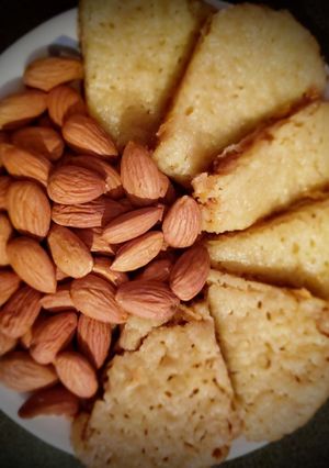 A picture of ALMOND BUTTER COOKIE😋🍪.