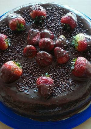 Una foto de Torta Húmeda de Chocolate