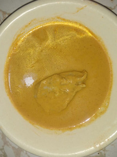 Una foto de Mole o adobo de cacahuate
