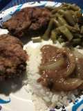 Chicken Fried Hamburger Steak and an Onion Gravy
