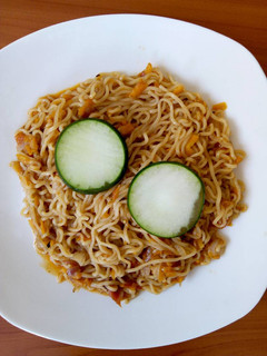 A picture of Fried Indomie.