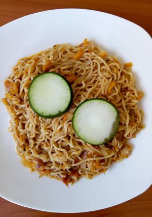 A picture of Fried Indomie.