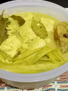 Foto resep Opor Ayam Tahu bumbu instan