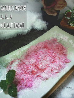 Foto resep Rambut Nenek a. K. a Gulali Basah