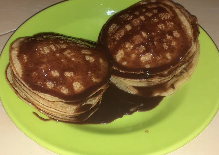 Pancake topping SKM coklat