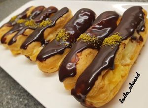 صورة لوصفة إكلير فرنسي رررروعة 😍
