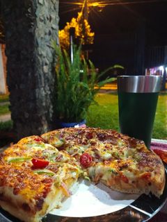 Una foto de Pizza casera