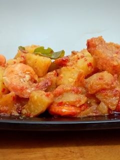 Foto resep Sambal goreng/ balado kentang, udang, krecek