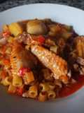 Guiso de alitas de pollo