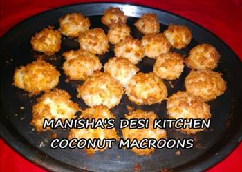 Popular Cuisine Coconut Macaroons Savory Delicious