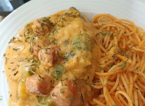 Une photo de COURGETTES/KNACKIS AU COOK EXPERT