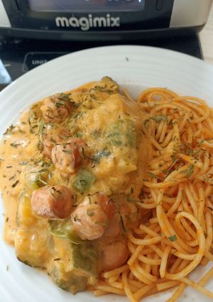 Une photo de COURGETTES/KNACKIS AU COOK EXPERT