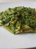 Fideos canuto con salsa verde