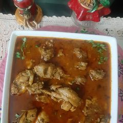 A picture of Instant chicken curry.