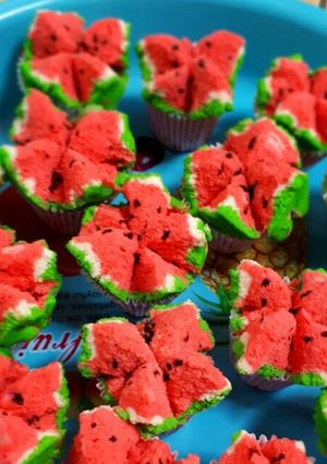 Foto resep Bolu kukus semangka