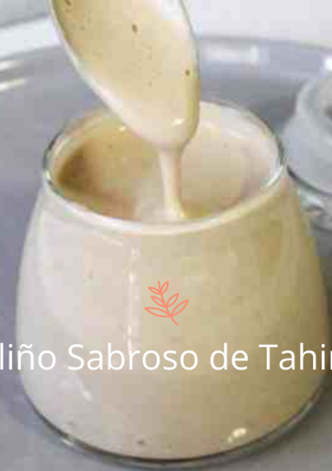 Una foto de Aliño sabroso de tahini