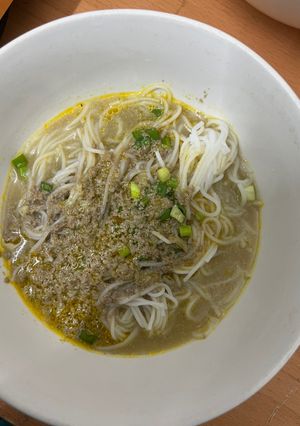 Hình của món Bún Rạm Bình Định.