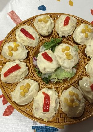 Una foto de Huevos rellenos