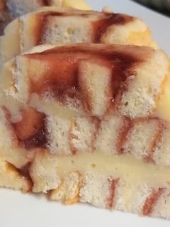 Emeletes piskótatekercs, gluténmentesen recept fotója