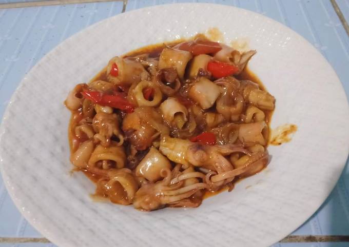 Panduan Masakan Resep Cumi saus tiram