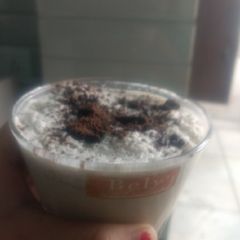 Oreo milkshake A picture of Oreo milkshake.