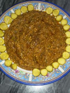 عکسی از دستور خوارک بادمجان