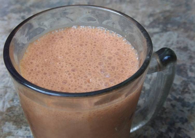 Choco oat banana smoothie