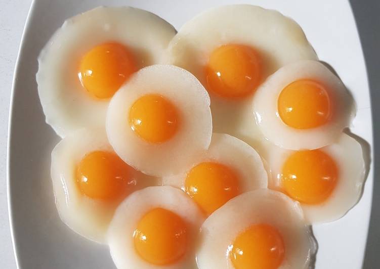 Pudding telur ceplok