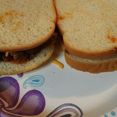 A picture of Cheddar Cheese Sloppy Joe.