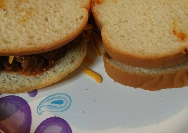 Recipe of Ultimate Cheddar Cheese Sloppy Joe