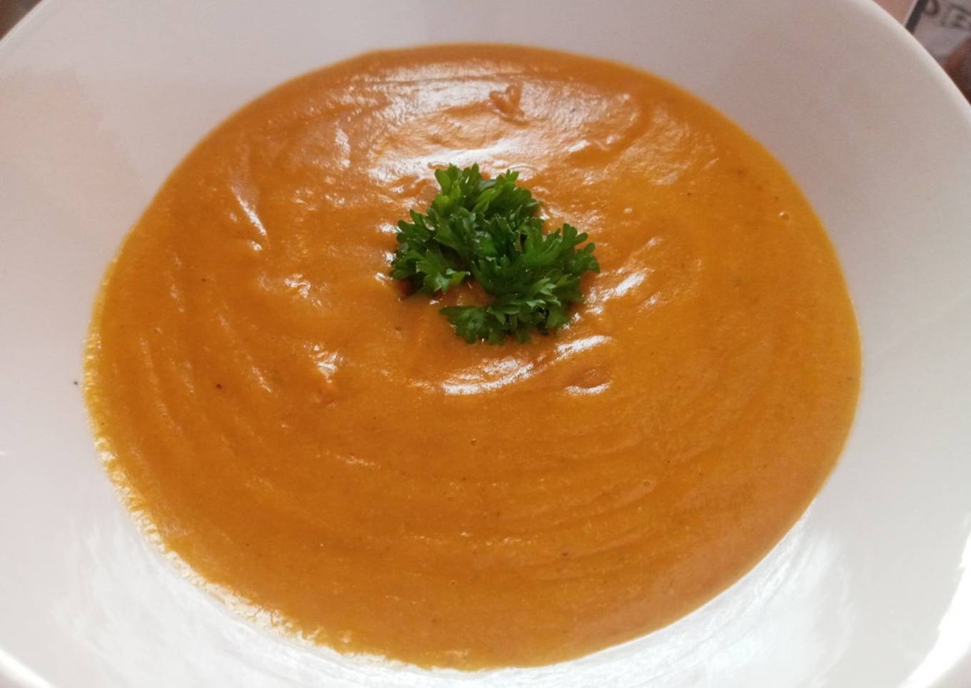 Potage de pomme de terre carotte poulet