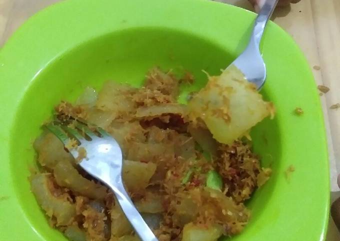 Cara Gampang Menyiapkan Kikil bumbu serundeng yang Sempurna