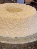 Bolo cremoso de tapioca