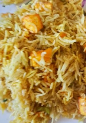 பன்னீர் புலாவ் (Paneer pulao recipe in tamil) செய்முறை முக்கிய புகைப்படம்