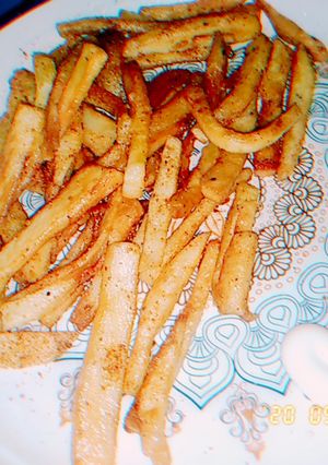 A picture of Super Crispy French fries🍟🍟🍟🍟🍟🍟🍟🍟🍟🍟.