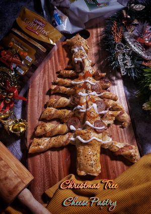 Foto resep Christmas Tree Cheese Pastry