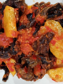 Foto resep Dendeng belut batokok kentang balado