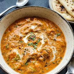 A picture of No Onion No Garlic Paneer Butter Masala.
